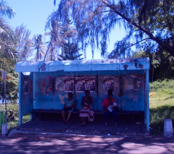 Mauritian bus stop